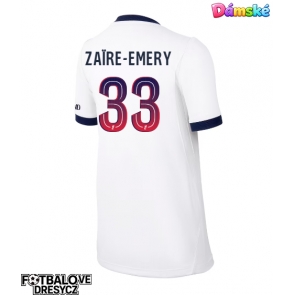 Paris Saint-Germain Warren Zaire-Emery #33 Dámské Venkovní Dres 2026-27 Krátký Rukáv